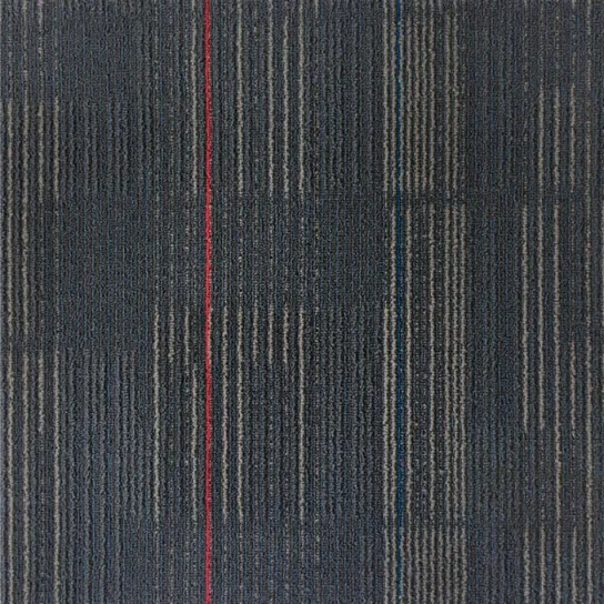 Solution Dyed Nylon Carpet Tiles With PVC Backing Commercial Carpet