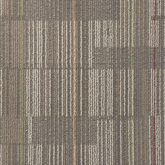 Solution Dyed Nylon Carpet Tiles With PVC Backing Commercial Carpet